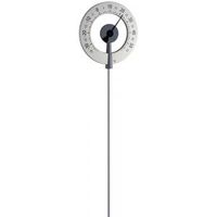 Buitenthermometer aluminium Lollipop antraciet 95 cm - thumbnail