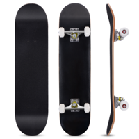 80 x 20 cm Skateboard voor Beginners Complete Cruiser met ABEC-7 Kogellagers 7-Laags Longboard Esdoornhout Zwart 80 x 20 cm Skateboard voor Beginners Complete Cruiser met ABEC-7 Kogellagers 7-Laags Longboard Esdoornhout Zwart