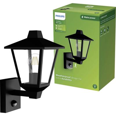 Philips LED Kinno 929004141401 Buitenlamp (wand) E27 Zwart