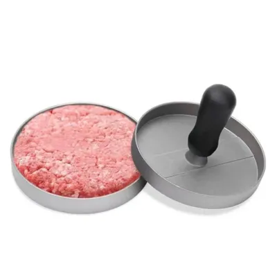 GrillMaster Burgerpers - Aluminium Hamburger Vorm voor Perfecte BBQ Burgers
