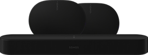 Sonos Beam Gen2 Zwart + 2x Era 300 Zwart