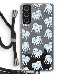 Octopussen: Samsung Galaxy S21 FE Transparant Hoesje met koord