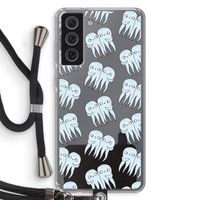 Octopussen: Samsung Galaxy S21 FE Transparant Hoesje met koord