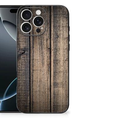 iPhone 16 Pro Max Houten Print Telefoonhoesje Steigerhout