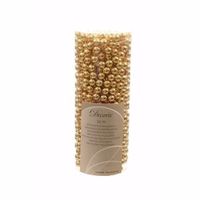 Chique Christmas kerstversiering kralenketting goud