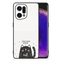 OPPO Find X5 Hoesje Cat Good Day