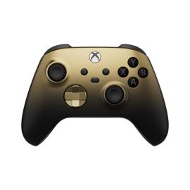 Microsoft Xbox Gold Shadow Special Edition Zwart, Goud Bluetooth/USB Gamepad Analoog/digitaal Android, PC, Xbox Series S, Xbox Series X, iOS