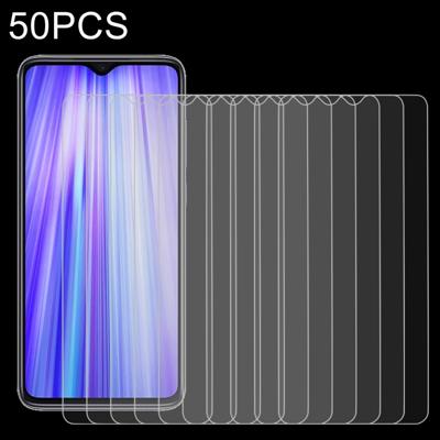 Voor Xiaomi Redmi Note 8 Pro 50 PCS 0.26 mm 9H 2.5 D gehard glas film