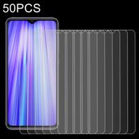 Voor Xiaomi Redmi Note 8 Pro 50 PCS 0.26 mm 9H 2.5 D gehard glas film