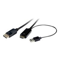 ROLINE HDMI kabel UltraHDTV - DisplayPort, M/M, zwart, 3 m