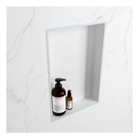 Wandnis Solid Surface Easy | In- en opbouw | 30x45x8 cm | 1 vak | Clay/Talc - thumbnail