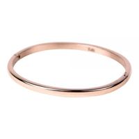 Kalli Bangle Armband Bol Glans 4 mm Rosé Goud