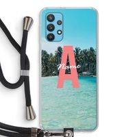 Pacific Dream: Samsung Galaxy A32 4G Transparant Hoesje met koord