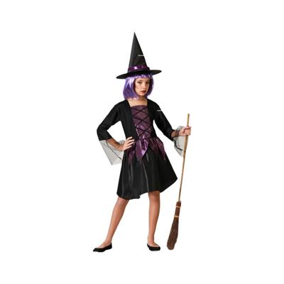 Kostuums voor Kinderen Paars Heks Halloween Maat 5-6 Jaar