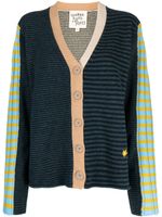 YANYAN KNITS cardigan à logo brodé - Multicolore YANYAN KNITS cardigan à logo brodé - Multicolore