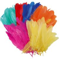 Creativ Company Veren, l: 8-14 cm, diverse kleuren, 120 stuk/ 1 zak