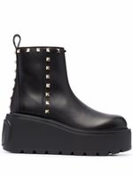 Valentino Garavani bottines à ornements Rockstud - Noir