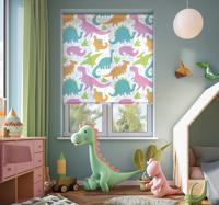Pastelkleuren Dino jaloezie
