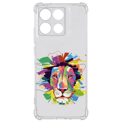 TPU Telefoonhoesje Motorola Moto G56 - Lion Color backcover TPU Telefoonhoesje Motorola Moto G56 - Lion Color backcover
