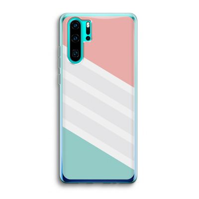 Strepen pastel: Huawei P30 Pro Transparant Hoesje