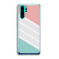 Strepen pastel: Huawei P30 Pro Transparant Hoesje