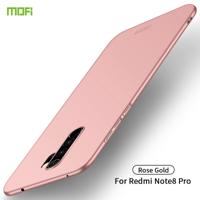 Voor Xiaomi RedMi Note8 Pro MOFI Frosted PC ultradun hard case (Rose goud)