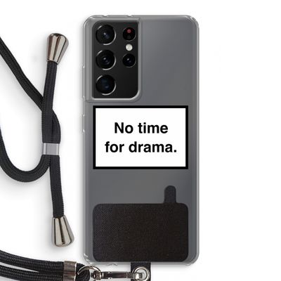 No drama: Samsung Galaxy S21 Ultra Transparant Hoesje met koord