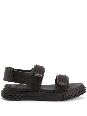 Giuseppe Zanotti sandales Blabber Gummy à brides - Noir