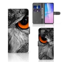 Samsung S10 Lite | Telefoonhoesje | Met pasjeshouder | Uil