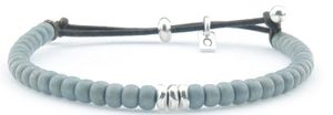 Qoss Kralen Armband Maartje Grijs