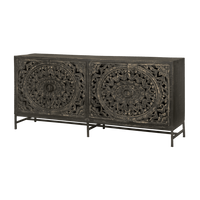 RENEW Dressoir 'Casina' kleur Zwart
