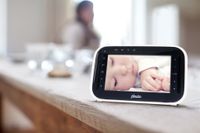 Alecto DVM-143 - Babyfoon met camera en 4.3" kleurenscherm, wit/antraciet - thumbnail
