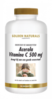 Golden Naturals Acerola Vitamine C 500mg Tabletten