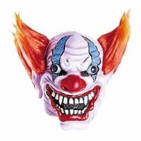 Horror clown masker - volwassenen - Halloween enge clown gezichtsmasker