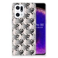 OPPO Find X5 Pro TPU Hoesje Salamander Grey