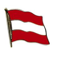 Supporters Pin broche speldje vlag Oostenrijk - 20 mm - metaal - feestartikelen - thumbnail