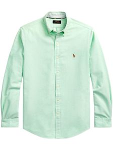 Polo Ralph Lauren chemise en coton à motif Polo Pony - Vert