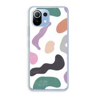 Memphis Shapes: Xiaomi Mi 11 Lite Transparant Hoesje Memphis Shapes: Xiaomi Mi 11 Lite Transparant Hoesje
