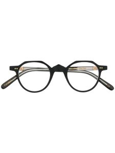 Lesca lunettes de vue à monture ovale - Noir