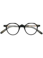 Lesca lunettes de vue à monture ovale - Noir