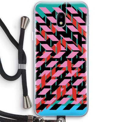 Skew Blush 2: Samsung Galaxy J3 (2017) Transparant Hoesje met koord