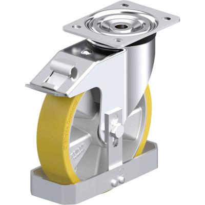 Blickle L-ALTH 200K-FI-FS Plaatstalen zwenkwiel Wieldiameter: 200 mm Draagvermogen (max.): 400 kg 1 stuk(s)