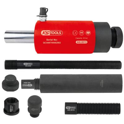 KS Tools 440.0010 Druk- en trekhydraulische cilinderset, 22 t, 10-delig