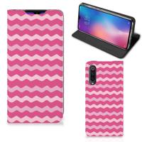 Xiaomi Mi 9 | Hoesje met Magneet | Waves Pink