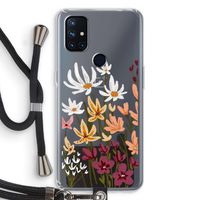 Painted wildflowers: OnePlus Nord N10 5G Transparant Hoesje met koord