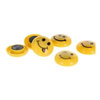 Magneet Mix Emoticons 30mm, 6st. Magneet Mix Emoticons 30mm, 6st.