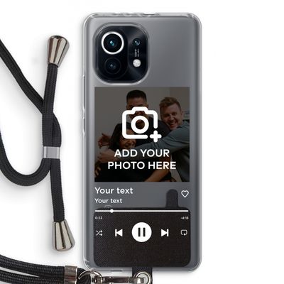 Music Player: Xiaomi Mi 11 Transparant Hoesje met koord