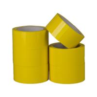 Pp acryl tape low noise 28 micron 50 mm x 66 meter geel | 6 stuks
