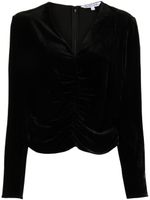Veronica Beard blouse Pelona en velours - Noir