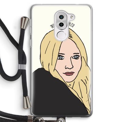 Ashley: Honor 6X Transparant Hoesje met koord